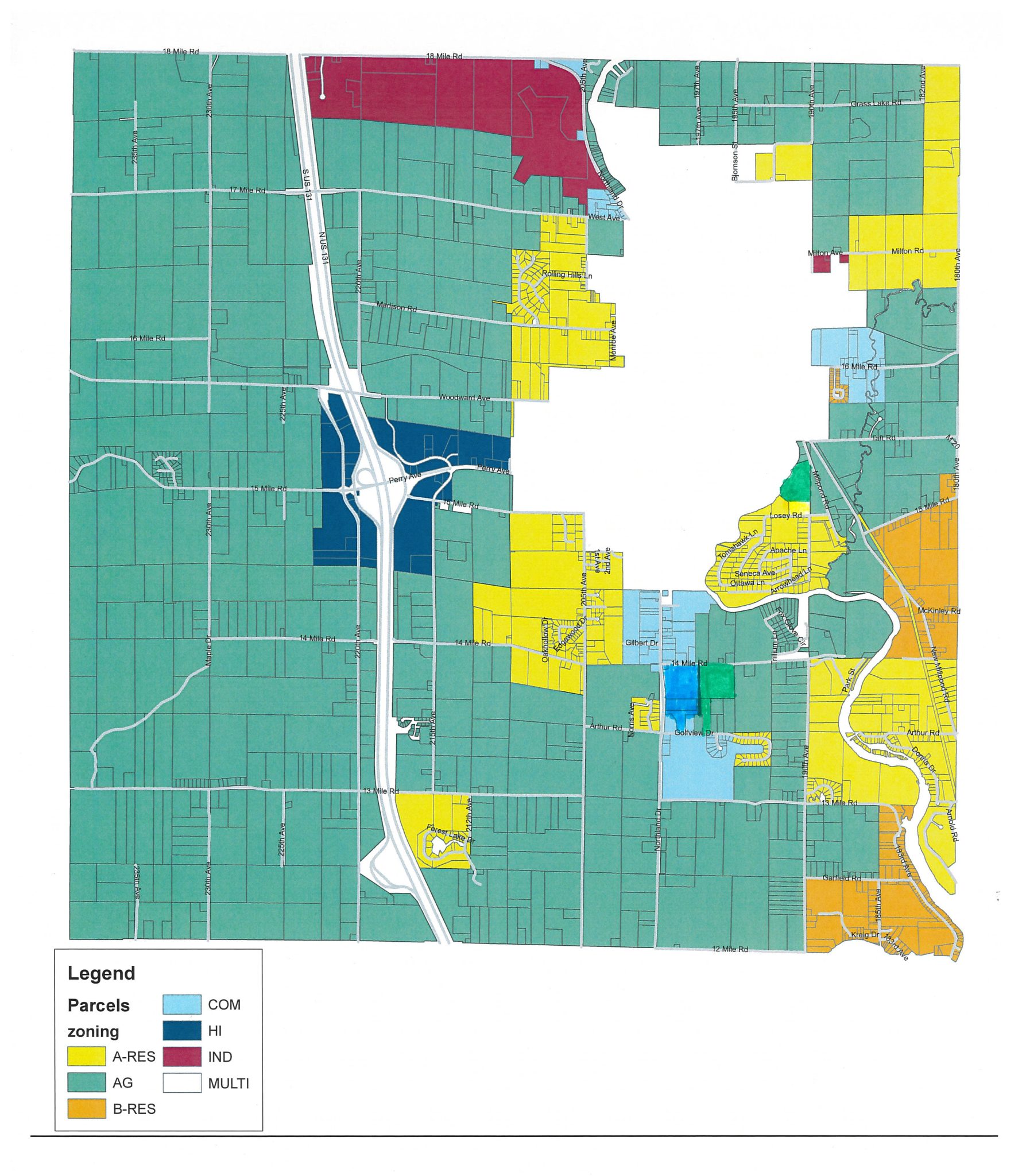 Zoning Map Big Rapids Township